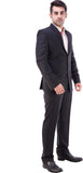 Maveric Pleasing Single Breasted Solid Men's Suit