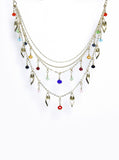 Galz4ever Golden Heart Designer Charming Alloy Necklace