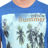 Okane Printed Men's Round Neck T-Shirt