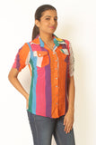Jazzup Women's Striped Casual Shirt