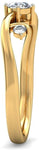 BlueStone The Triad Flourish Gold Diamond 18 K Ring