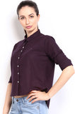 HRX Women's Solid Casual Shirt