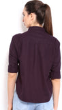 HRX Women's Solid Casual Shirt