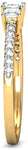 BlueStone The Cyprian Trinity Gold Diamond 18 K Ring