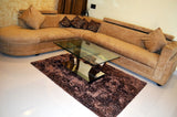 GIMS Brown Viscose Carpet