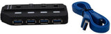 Speed 3.0 4Port With Switch & Light 4PSW USB USB Hub