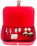 Addyz 5 Rods Bangle Earring Ring Jewellery Vanity Case