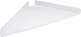 Transtal 'Triangle Lean' Corner 9' Acrylic Wall Shelf