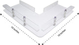 Transtal 'V' Edge 10' Acrylic Wall Shelf