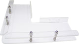 Transtal 'V' Edge 10' Acrylic Wall Shelf