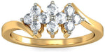 BlueStone The Juliette Yellow Gold Diamond 18 K Ring