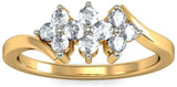 BlueStone The Juliette Yellow Gold Diamond 18 K Ring