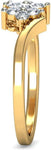 BlueStone The Juliette Yellow Gold Diamond 18 K Ring