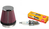 K&N 1 Bike Spark Plug, 1 Air Filter-TVS Sport Combo