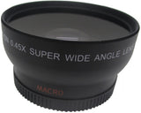 Npplastics 52MM 0.45X DSLR Wide Angle Macro for Nikon, Canon Mechanical Lens Adapter
