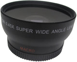 Npplastics 52MM 0.45X DSLR Wide Angle Macro for Nikon, Canon Mechanical Lens Adapter