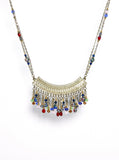 Galz4ever Golden Curve Designer Alloy Necklace