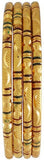 Rejewel Alloy 18K Yellow Gold Bangle