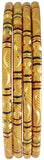 Rejewel Alloy 18K Yellow Gold Bangle
