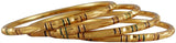Rejewel Alloy 18K Yellow Gold Bangle
