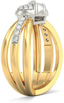 BlueStone The Victors Yellow Gold Diamond 18 K Ring
