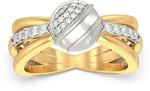 BlueStone The Victors Yellow Gold Diamond 18 K Ring