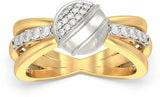BlueStone The Victors Yellow Gold Diamond 18 K Ring