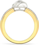 BlueStone The Victors Yellow Gold Diamond 18 K Ring
