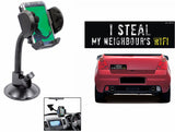 Speedwav 1 Car Bumper Sticker, 1 FLY Mobile Holder with Photo Frame Combo