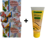 Mxofere Combo Mix Fruit Soap And Aloevera Lemon Facewash Kit