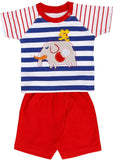 Munna Munni Kids Apparel Baby Boy's Printed, Striped, Solid Top & Shorts Set