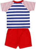 Munna Munni Kids Apparel Baby Boy's Printed, Striped, Solid Top & Shorts Set