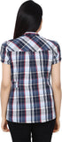 Eves Pret A Porter Women's Checkered Casual Shirt