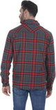 Zobello Men's Checkered Casual Shirt