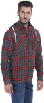 Zobello Men's Checkered Casual Shirt