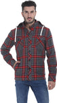 Zobello Men's Checkered Casual Shirt