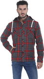 Zobello Men's Checkered Casual Shirt