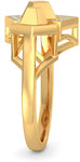 BlueStone Tripartite Axis Yellow Gold Diamond 18 K Ring