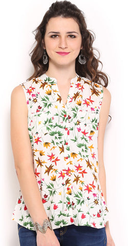 Anouk Women's Printed Casual Shirt