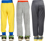 Shaun Printed Baby Boy's Yellow, Grey, Black Track Pants