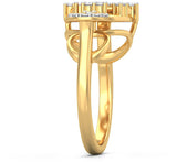 BlueStone Break Free Yellow Gold Diamond 18 K Ring