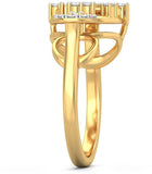 BlueStone Break Free Yellow Gold Diamond 18 K Ring