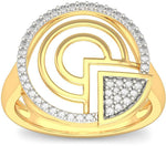 BlueStone Soar Free Yellow Gold Diamond 14 K Ring