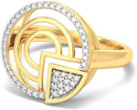 BlueStone Soar Free Yellow Gold Diamond 14 K Ring