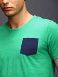 Wrogn Solid Men's Round Neck T-Shirt