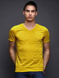 Wrogn Solid Men's V-neck T-Shirt