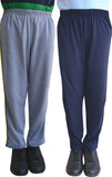 Shaun Solid Baby Boy's Grey, Dark Blue Track Pants
