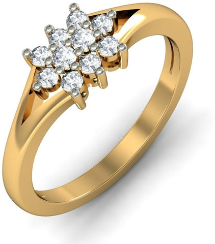 BlueStone The Aether Gold Diamond 18 K Ring
