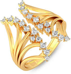 BlueStone Kshitija Yellow Gold Diamond 18 K Ring