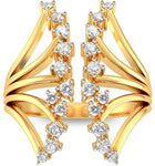BlueStone Kshitija Yellow Gold Diamond 18 K Ring